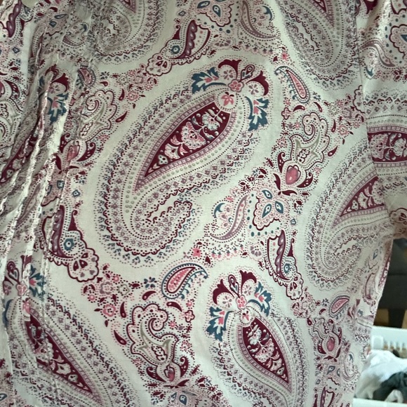 Jacob- 100% cotton paisley button down shirt - Picture 6 of 6